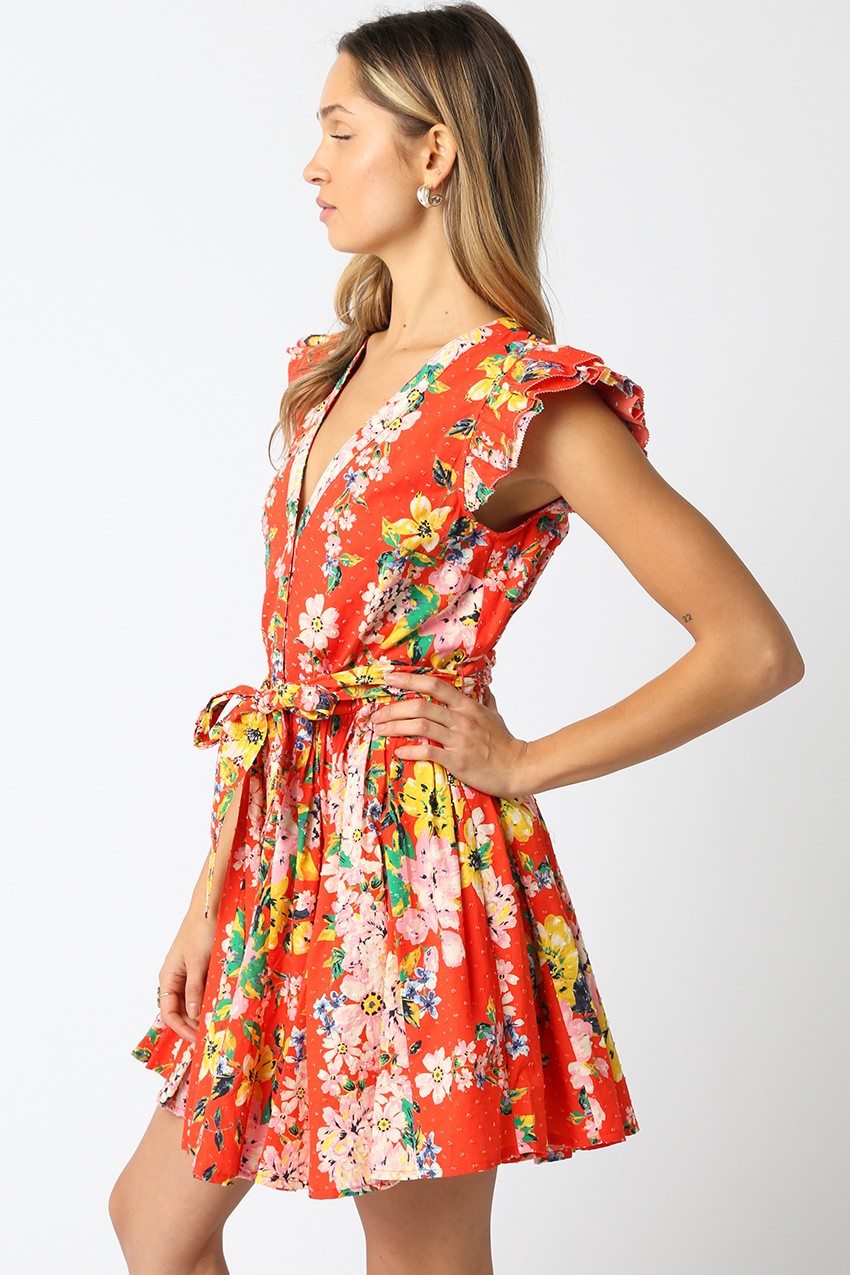 Sandra Floral Dress
