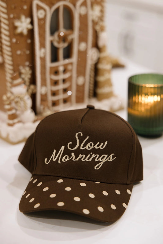 Slow Mornings Polka Dot Trucker