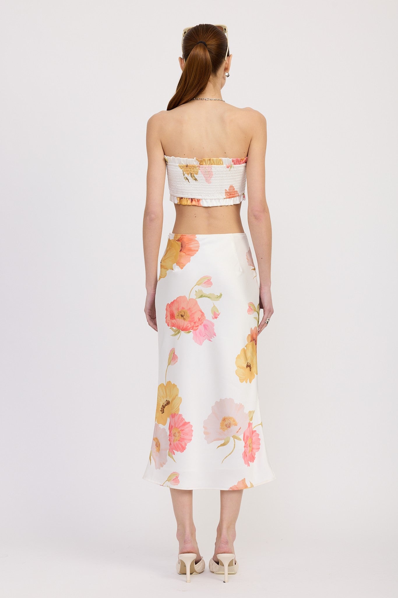 Floral Smocked Tube Top