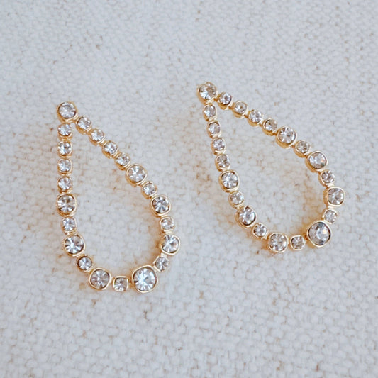 Sparkle Teardrop Earrings