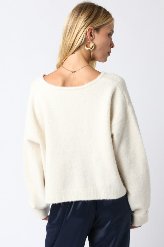 Ecru Stella Knit Top