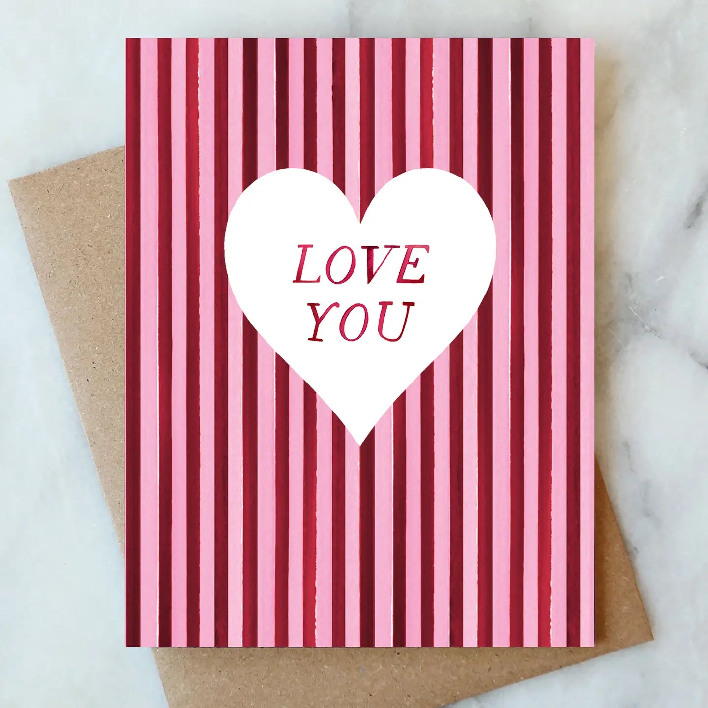 Stripe Love Card