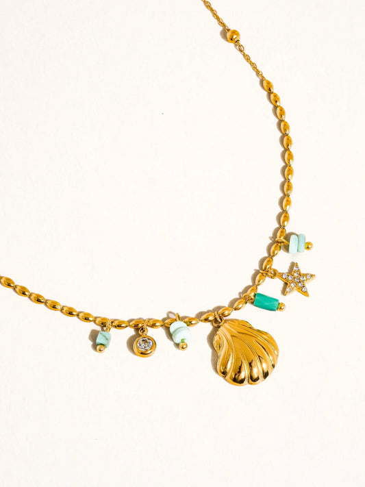 Sumner Shell Charm Necklace