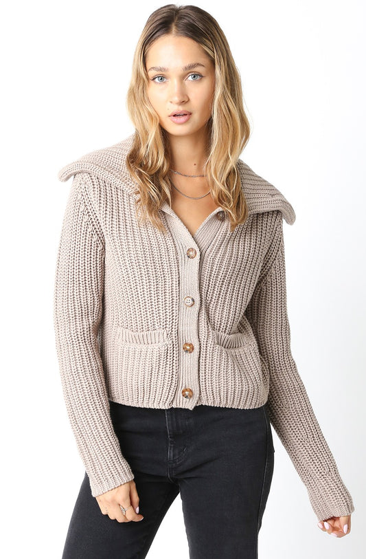 Chunky Button Cardigan