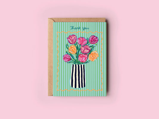 Thank You Tulips Card