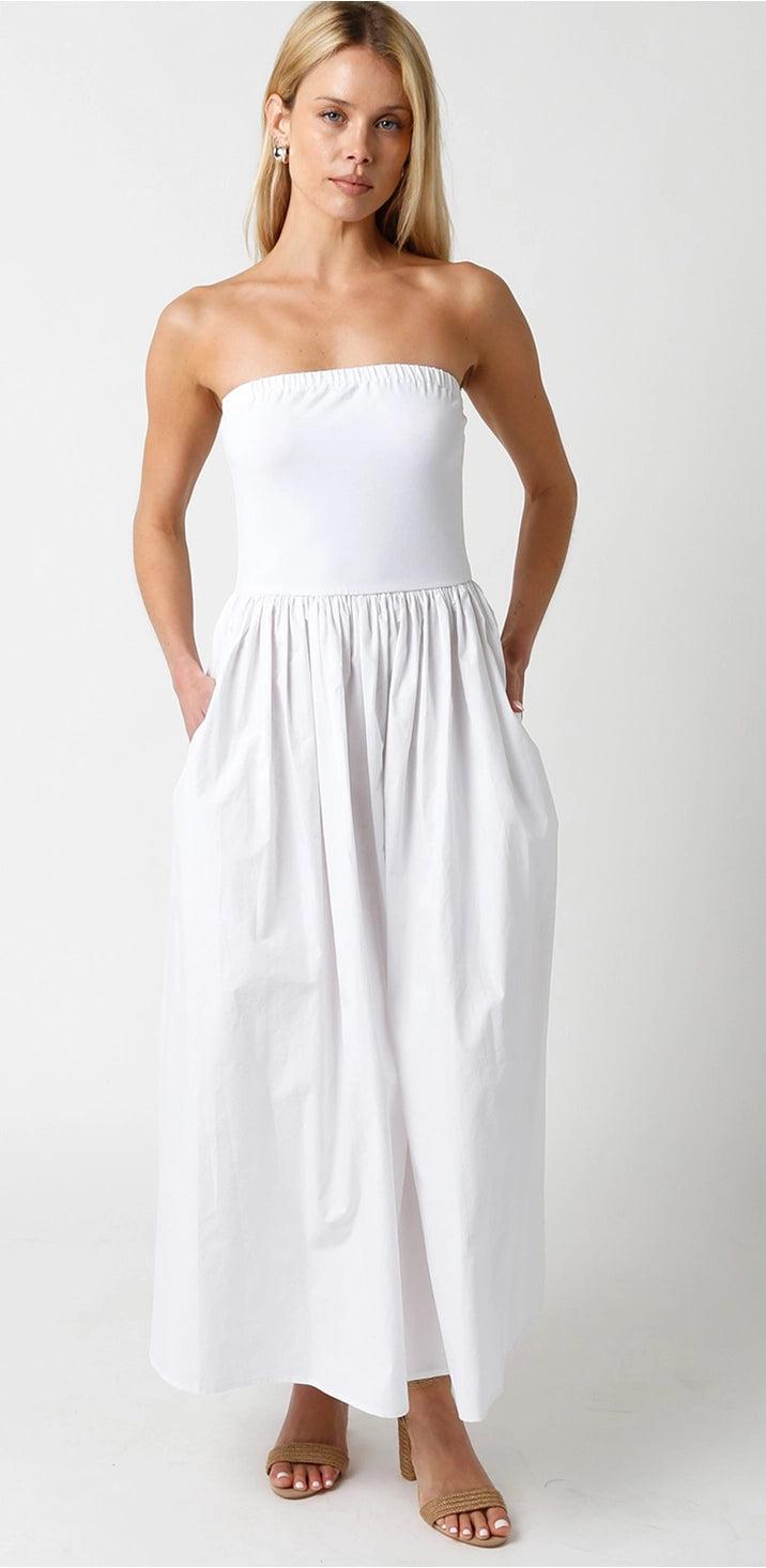White 100% Cotton Maxi
