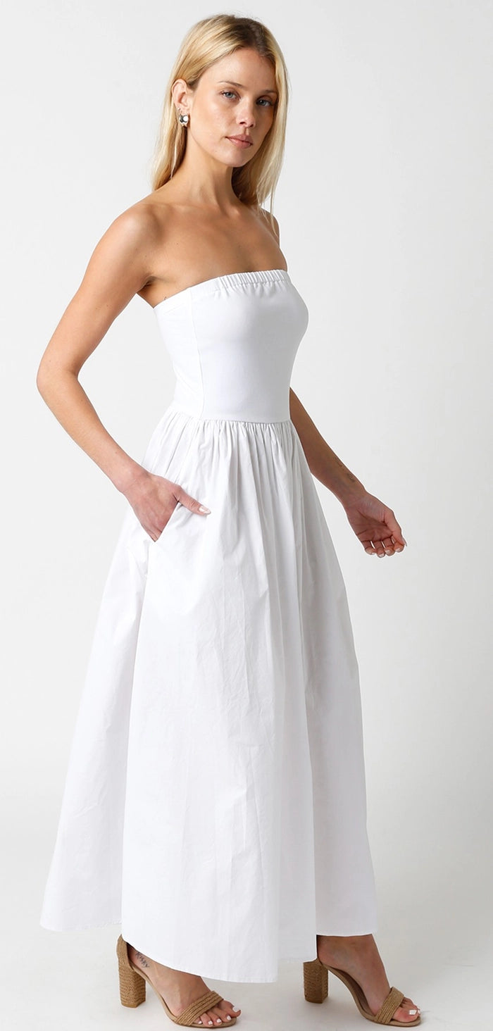 White 100% Cotton Maxi