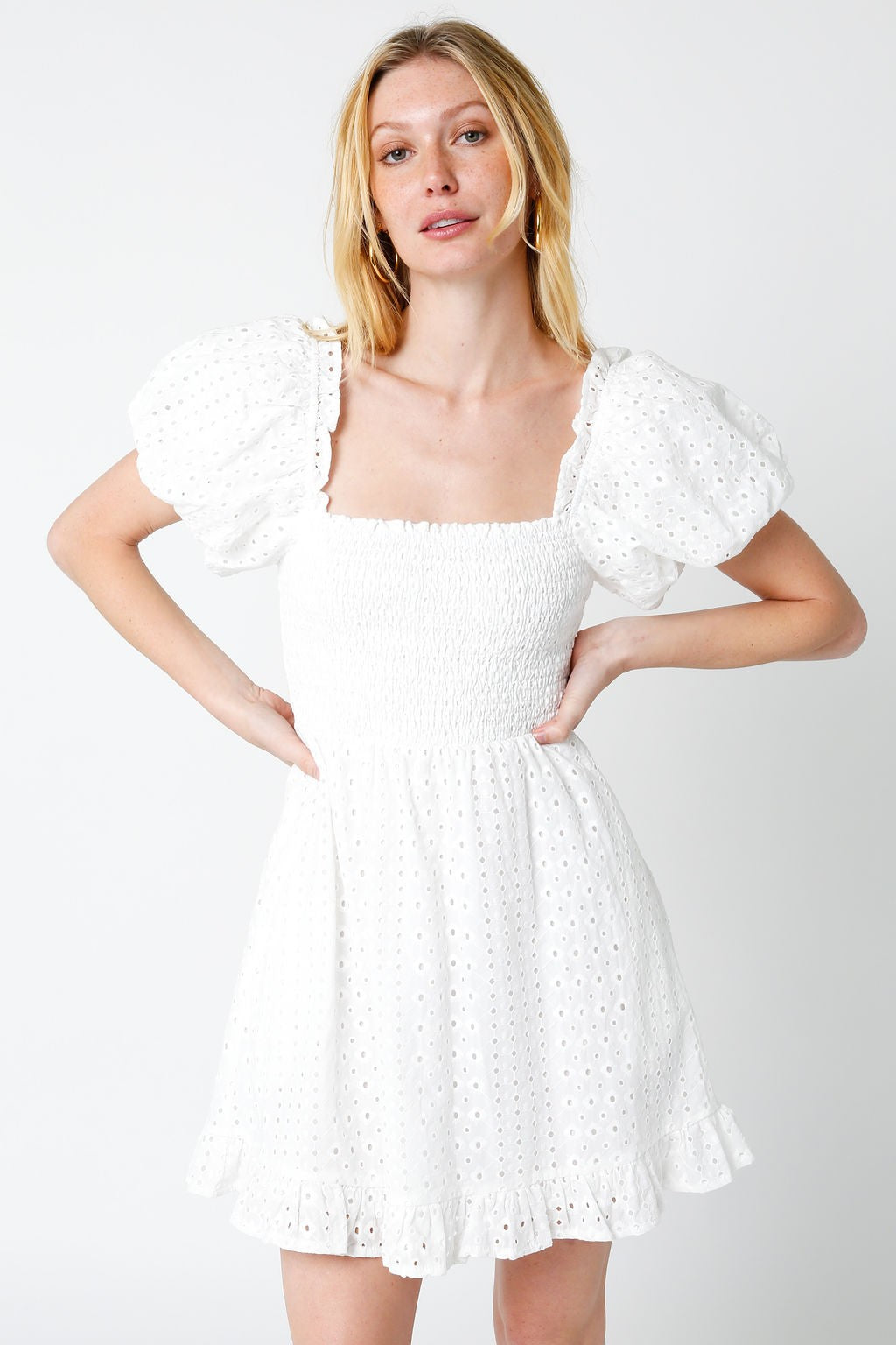 Julie Eyelet Dress