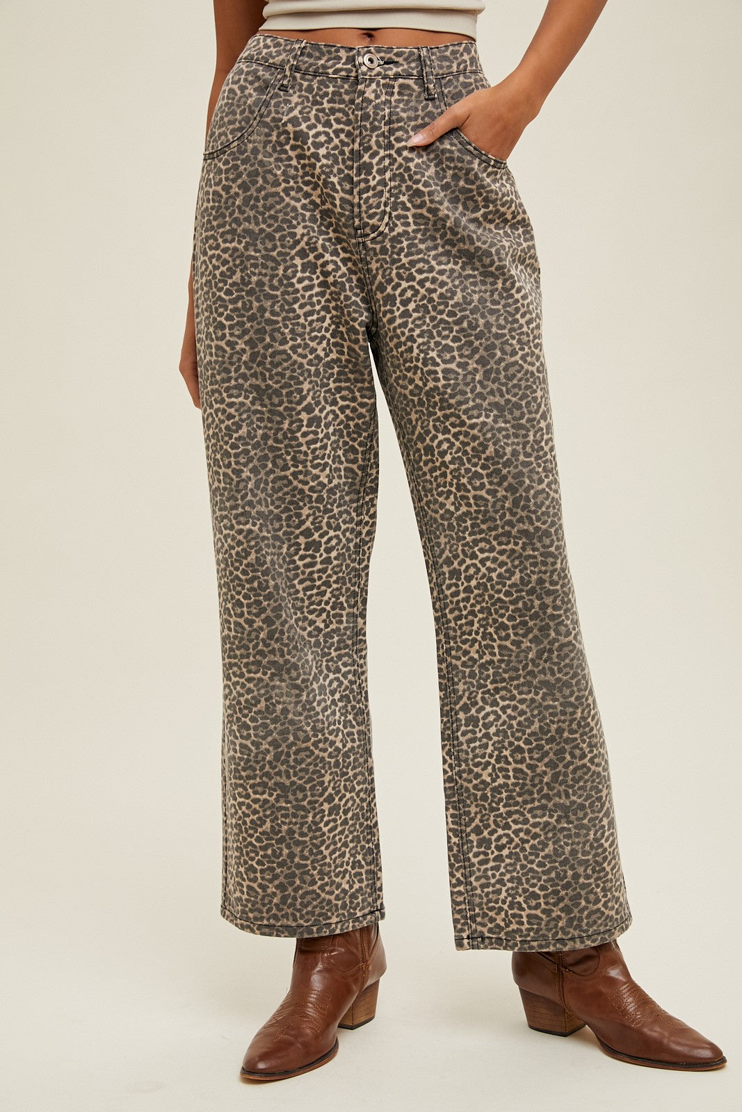 Wild Side Leopard Jeans