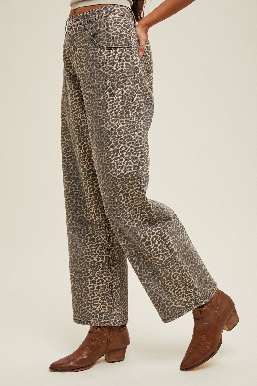 Wild Side Leopard Jeans